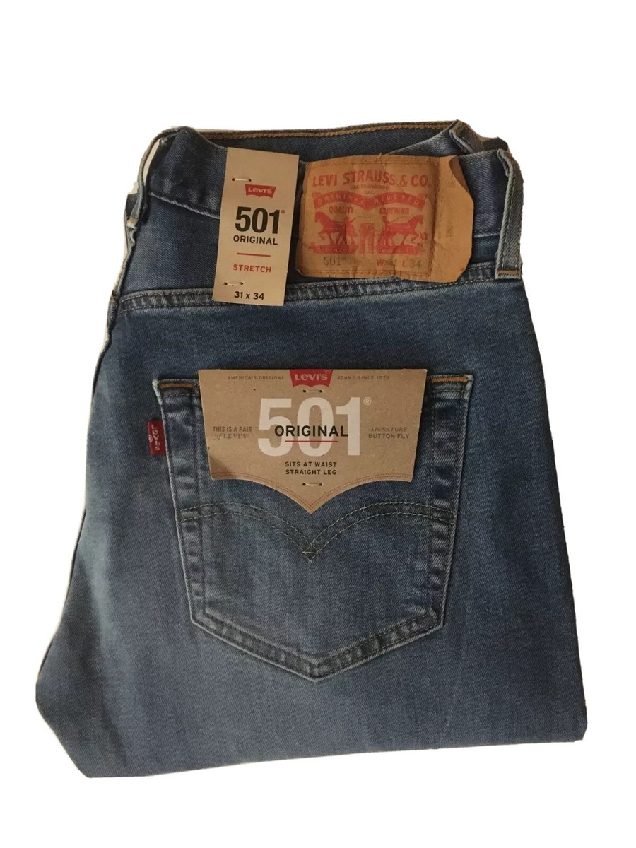 Levi’s 501 Original Signature Button Fly Straight Leg