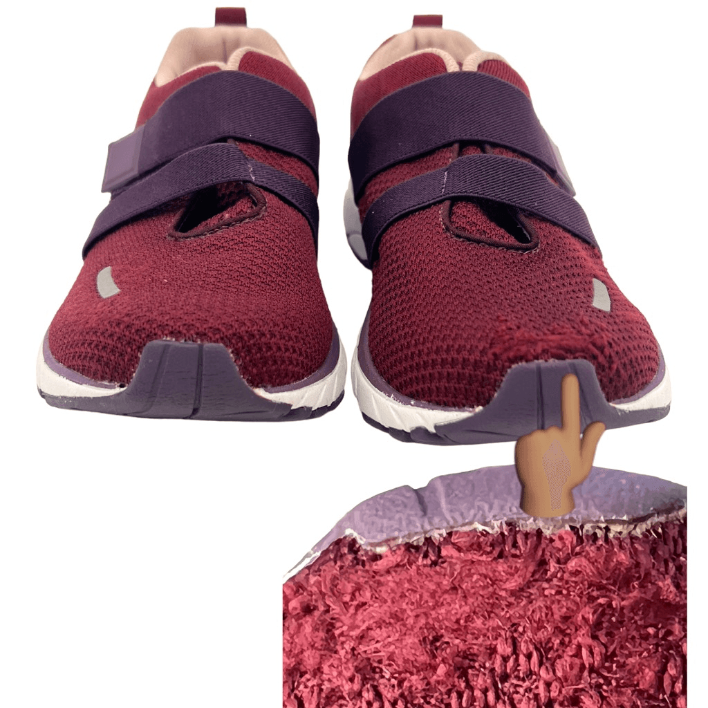 Vionic Midi SnakeTextured Maroon Slip-On Sneakers Size 10 Best Shoes to Wear for a Walk | Vionic Shoes - Healthy Footnotes main image 2
