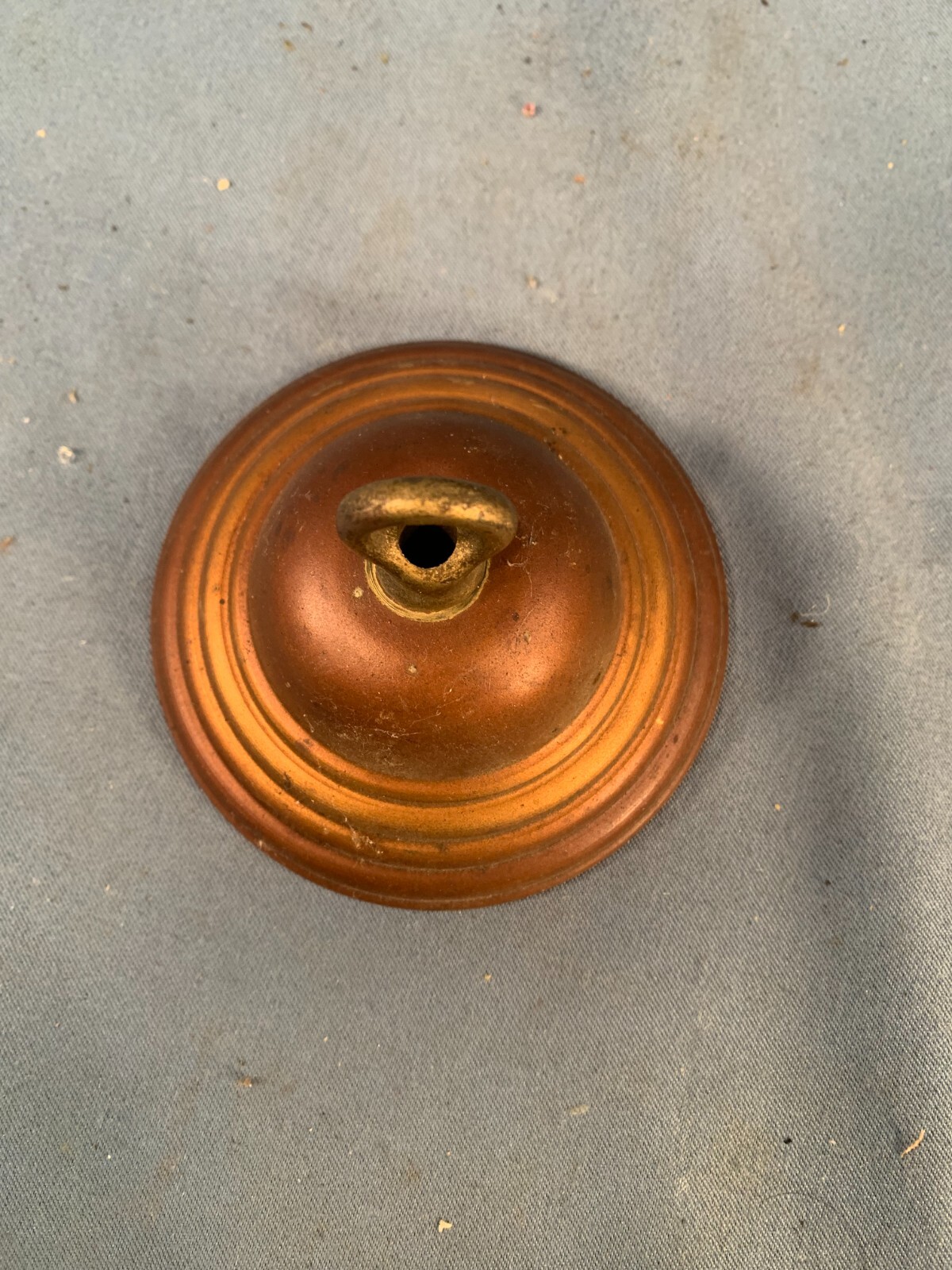 Victorian Brass Ribbed Oil Lamp Smoke Bell Smokebell eBay