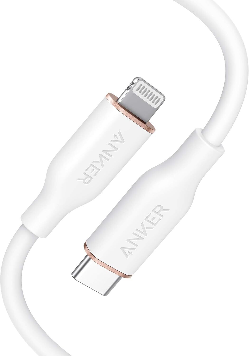 Anker USB-C to Lightning Cable Powerline III Flow Silicone 3ft⁣ MFi Certified-image