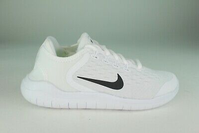 NIKE FREE RN 2018 YOUTH SIZE 3.5 TO 5.5 WHITE BLACK COMFORTABLE NEW | eBay