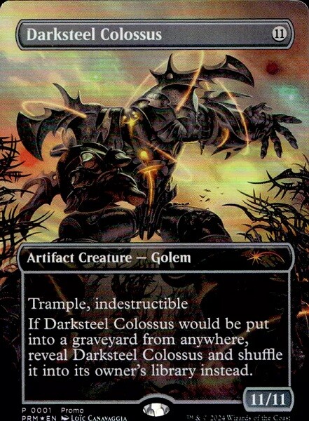 mtg darksteel cards Darksteel Colossus (foil) (borderless)
