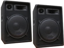 DSX Line 600 Watt PA Party DJ Disco Lautsprecher Boxen 3 Wege 30 cm Bass