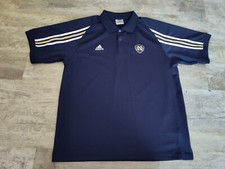 Adidas Three Stripes Notre Dame Fighting Irish Men's Polo Shirt Size Large NCAA