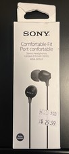 Sony MDR-EX15AP In-Ear Earbud with Microphone - Black MDREX15AP/B 