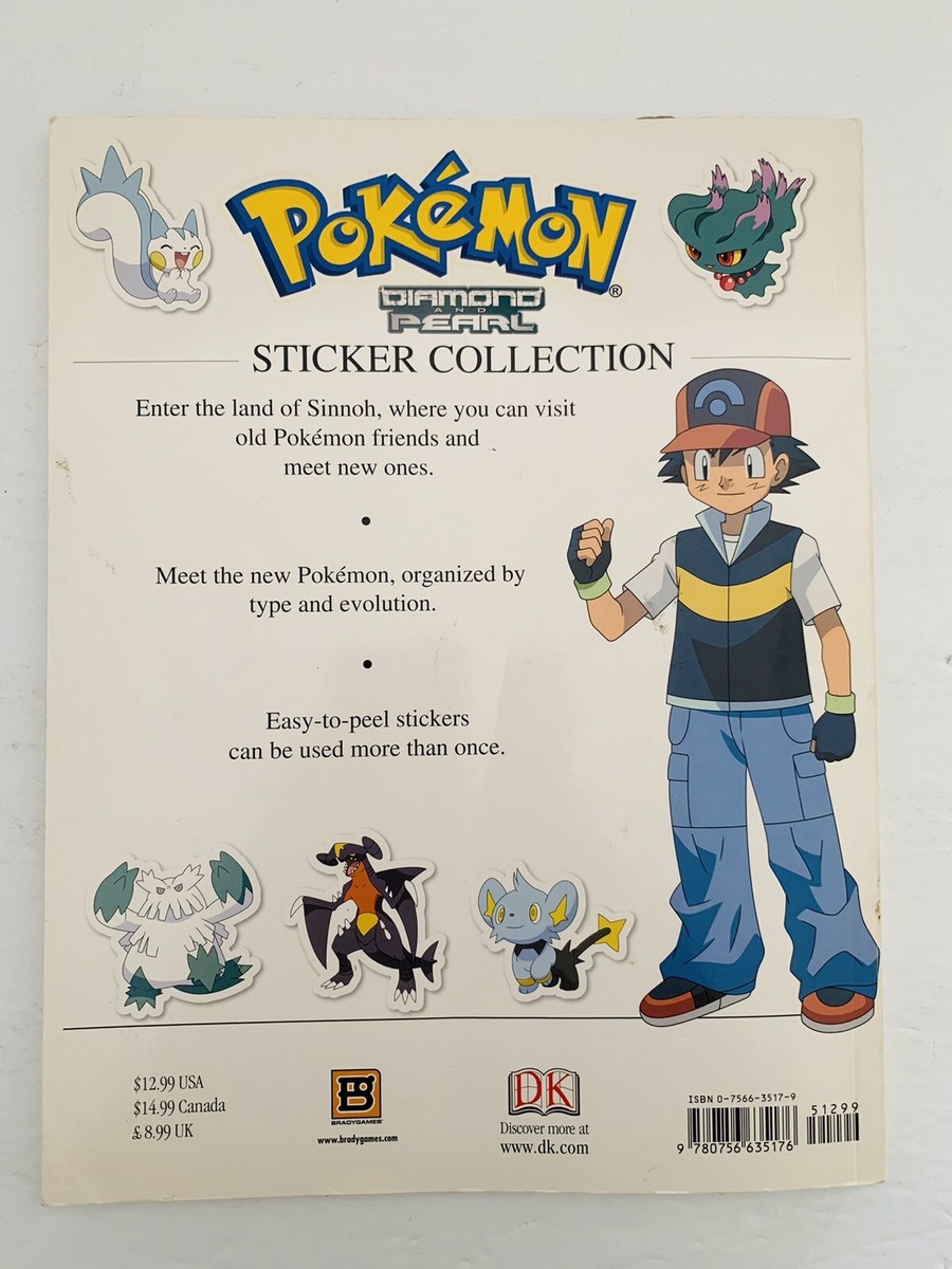 Pokemon Diamond and Pearl Sticker Collection *Used and Missing