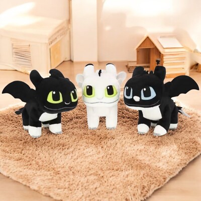 Licensed Toothless Baby Night Light Plush Doll 1x8 inch How to Train Your  Dragon