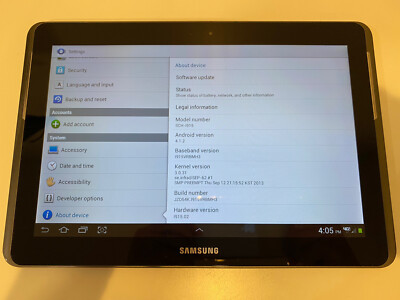 Samsung Galaxy Tab 2 SCH-I915 8GB, Wi-Fi + 4G (Verizon), 10.1in