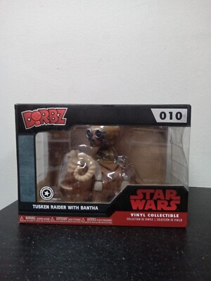 Funko Star Wars DORBZ Tusken Raider w/ Bantha #010 Exclusive Vinyl Figure  NEW