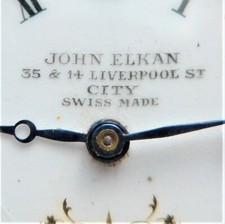 Donna Tasca, Argento, Zylinderhemmung, " John Elkan ", Buona Funzione, ca.1905