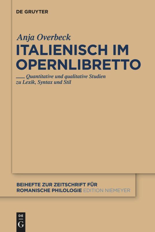 Thumbnail - Italienisch Opernlibretto | Buch | 9783110258325
