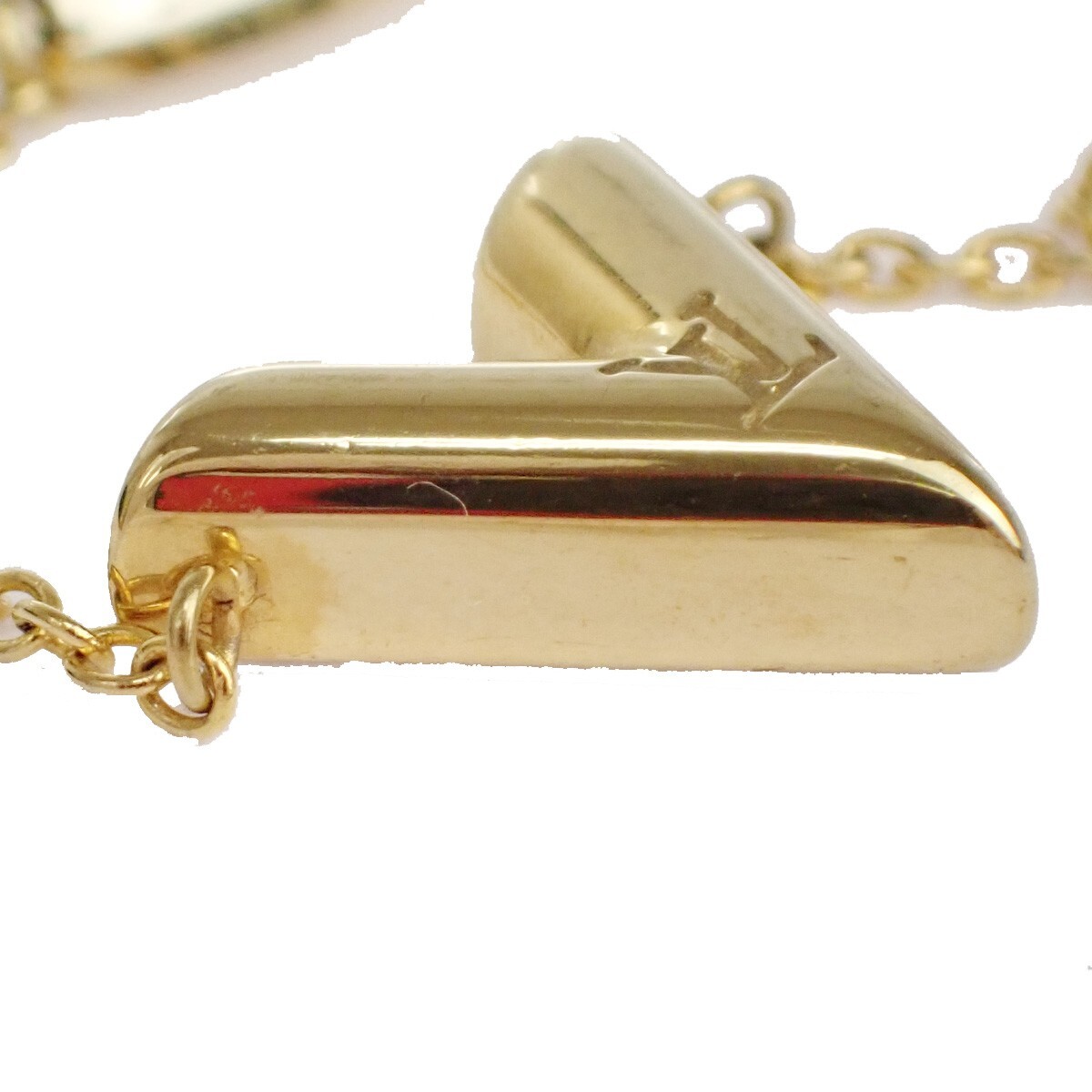 LOUIS VUITTON Essential V Bracelet Gold-Plated France M61084 LOUIS VUITTON Essential V Bracelet Gold-Plated France M61084
