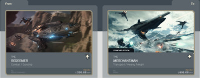 Nomad to Hull A Citizen CCU Ship Upgrade CIG Cloud Imperium