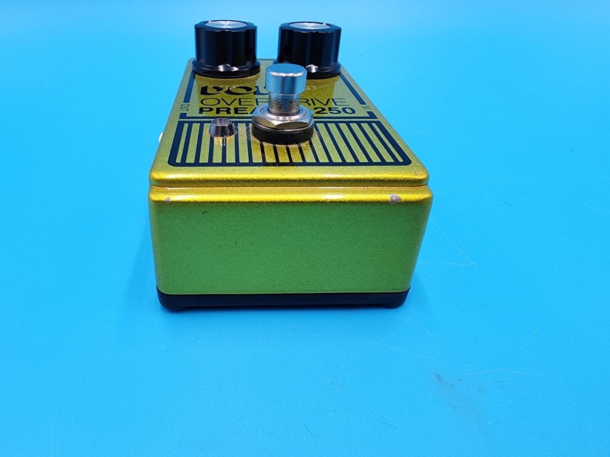 DOD Overdrive Preamp 250 Gold Guitar Effect Pedal 90s Reissue Bass