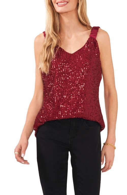 vince camuto sequin top