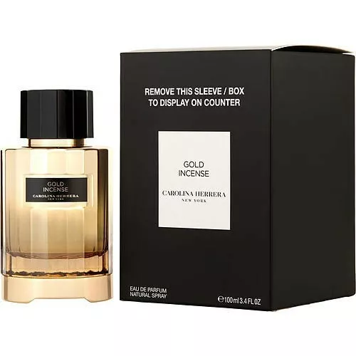 CAROLINA HERRERA GOLD INCENSE EAU DE PARFUM SPRAY UNISEX 3.4 Oz 100 ml NEW