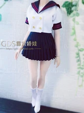 1/6 JK Student Uniform Clothing Set Fit 12'' TBLeague Action Figure