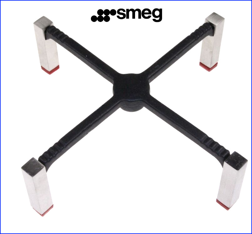 Griglia un Fuoco in Ghisa per Piano Cottura Cucina a Gas SMEG...