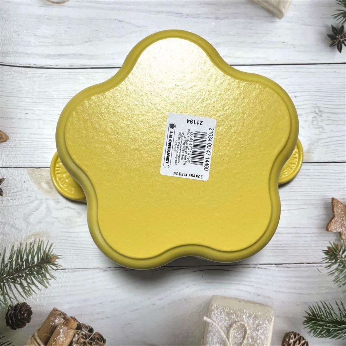 Le Creuset Cocotte Fleur Mimosa 20cm Flower Limited Rare Le Creuset Cocotte Fleur Mimosa 20cm Flower Limited Rare
