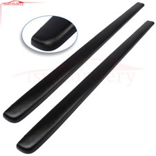 Fits 1999-2006 Gmc Sierra Chevy Silverado Pickup 2pcs Bed Rail Caps 66 Black