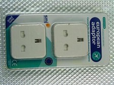 Avantix SMJ European Adaptor BS5733 UK to European Systems - Twin Pack