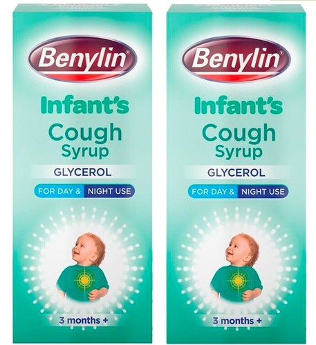Benylin Infants Cough Syrup 3m+ Day & Night 125ml Glycerol Sugar Free Dry Tickly - Picture 6 of 6