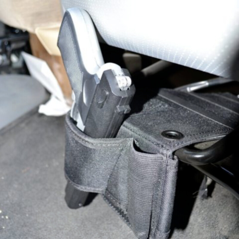 Concealed Carry Car Seat Pistol Holster Mattress Bed Gun Holster Magazine Pouch