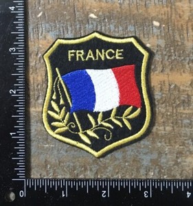 2 Adesivi Vintage Bandiera Francese - Autoadesivi Stile Invecchiato, Senza Marca - Foto 1