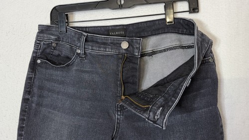 Jeans Talbots donna 10P (32x25) denim nero slim alla caviglia - Foto 7 di 9