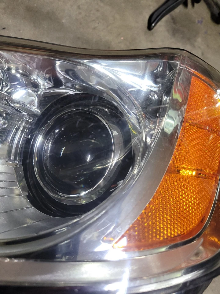 Faro halógeno cromado bisel conductor izquierdo para Chrysler 300 2015-2020 Foto 4 de 4