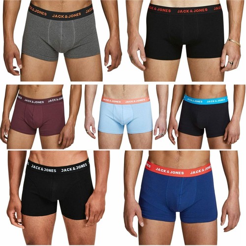 Mens Boxers 2 Pack Jack And Jones Trunks Multipack Shorts Elastic