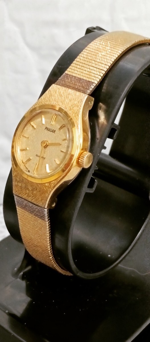Working PHASAR SEARS AND ROEBUCK WATCH Gold Tone Quartz Digital Women 23mm Fit 7 Vintage 70s Phasar 2000 Digital Watch By Seiko For Sears  main image 4