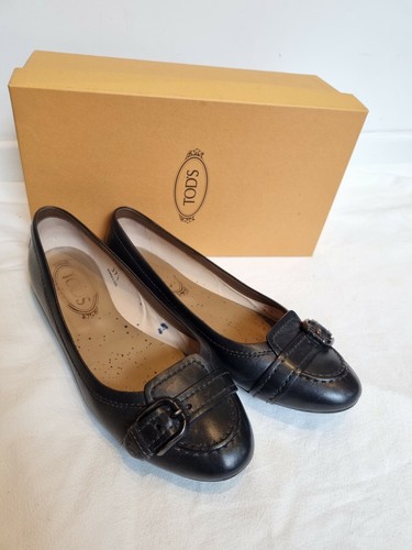 TOD'S GOMINO BALLERINAS / FLACHE SCHUHE Größe 37,5 TODS SHOES gebraucht