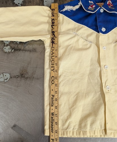 Vintage Child's Roy Rodgers & Trigger Cowboy Shirt by Rob Roy, Size 12 - Picture 7 of 17