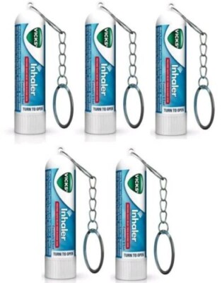 Vicks Inhaler Keychain - 0.5 ml RELIEF PACK OF 5