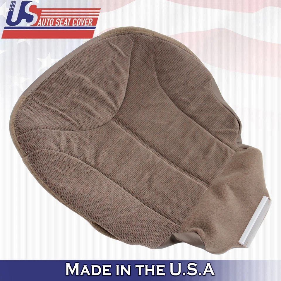 2000 适用于 GMC Sierra 1500 2500 3500 SLT SLE 发球杆底部布座椅套棕褐色 — 第 4/4 张图片