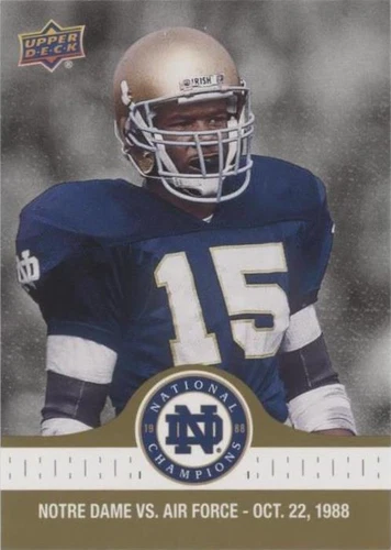 2017 Upper Deck Notre Dame 1988 Championship Pat Terrell #51
