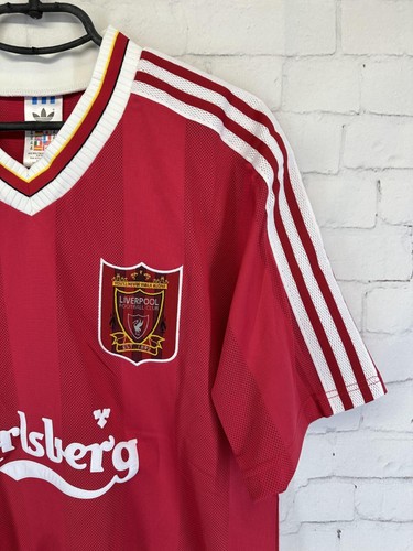 LIVERPOOL ENGLAND 1995 1996 VINTAGE RETRO FOOTBALL SHIRT JERSEY HOME SIZE XL - Picture 4 of 13