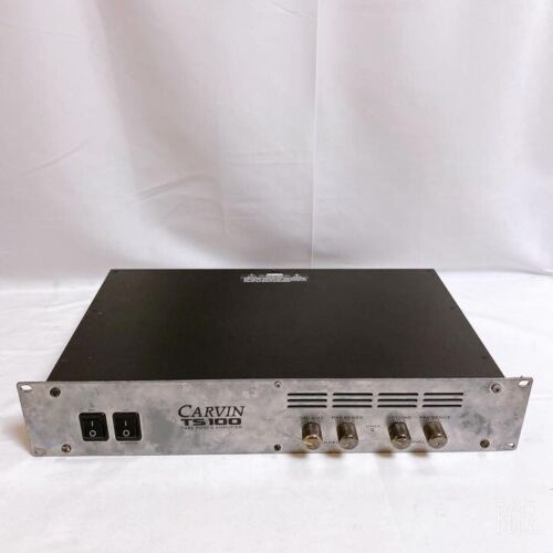 AMPLIFICADOR DE POTENCIA DE TUBO CARVIN TS100 100W 2U Rack Usado E/S - Imagen 1 de 4