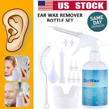 Ear Wax Removal Kit Safe Ear Cleaning Bottle System with 7 Tips for Adult Kid