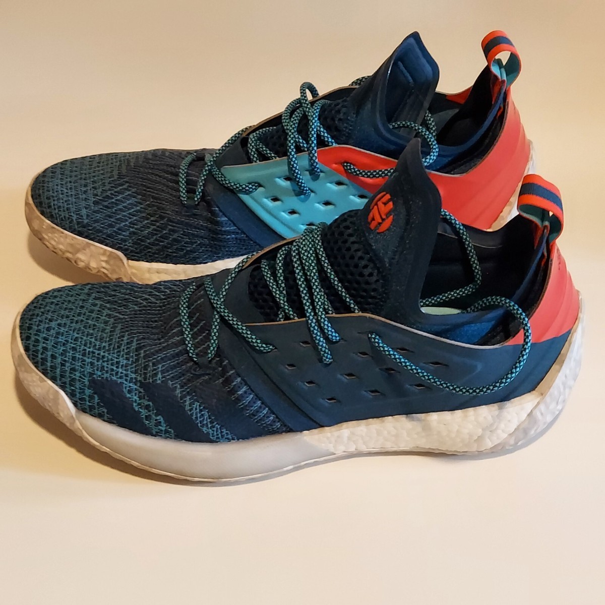 Adidas James Harden Basketball Shoes Blue Night AH2216 Mens Sz 15