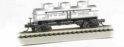 Bachmann 17155 HO Spur 40' 3-Dom Tankwagen Carbide & Carbon Chemi | Zustand: Neu