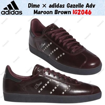 Dime × adidas Gazelle Adv Maroon Brown IG2046 Men's Size