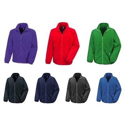 Result Herren Fleecejacke Zipper Fashion Fit Outdoor Fleece R220M New