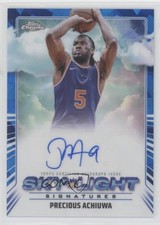 2024-25 Chrome Sapphire Edition Sky-Light Signatures Precious Achiuwa Auto 3hd