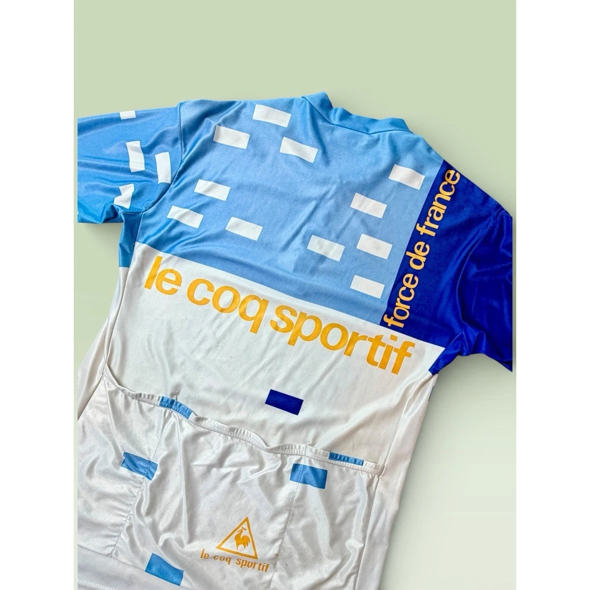Maillot Cycliste Vintage Le Coq Sportif U.V.L Beaumarches - Années 70, Taille 3