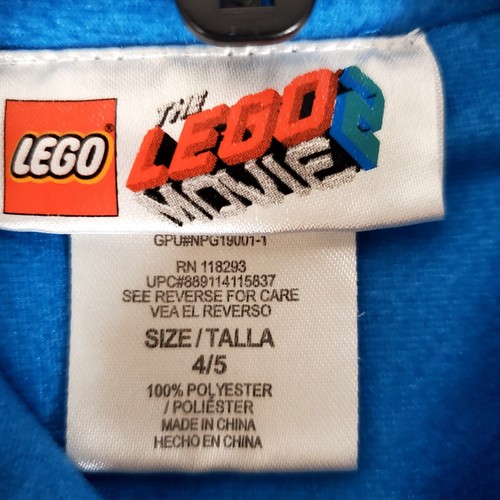 The Lego Movie Boys Pajamas Sleepwear Shirt & Pants 2 Piece Set Size 4-5 - Picture 6 of 9