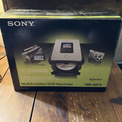 Sony DVD Recorder VRD-MC5 Multi-Function Bundle DVD-R ~ New Open Box