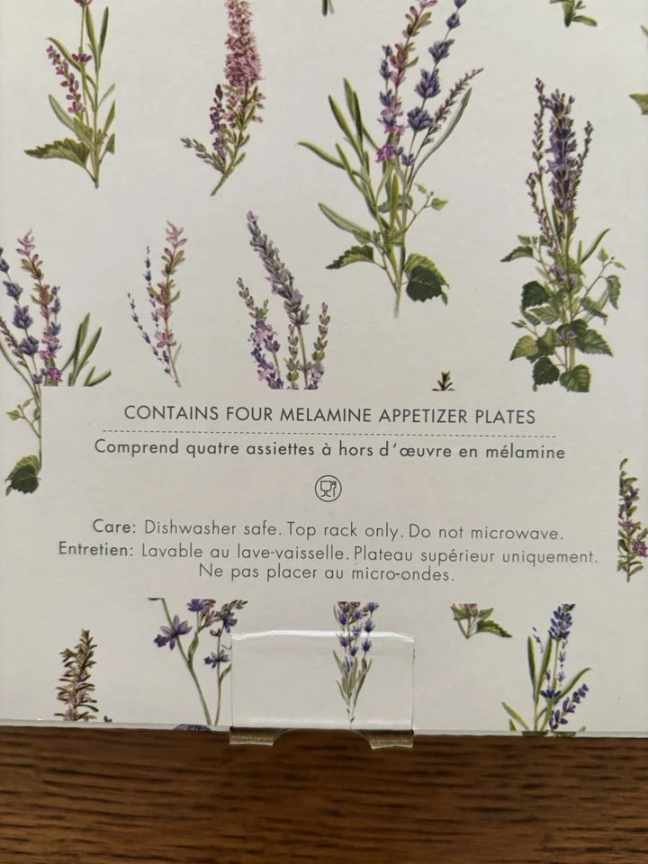Monique Lhuillier X Pottery Barn Provence Collection Melamine Appetizer Plates-4 - Image 3 of 4
