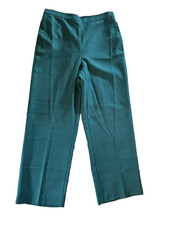NWT Alfred Dunner Ladies Pants Size 12p Petite Medium- Color Emerald Green